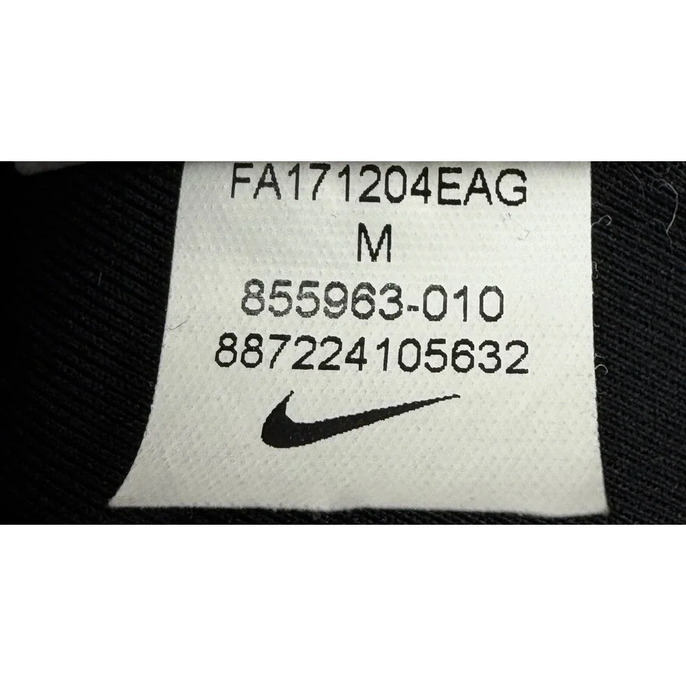 Nike Sportswear Bonded Tech Black Skirt High Waisted Zip Pocket Womens M Golf